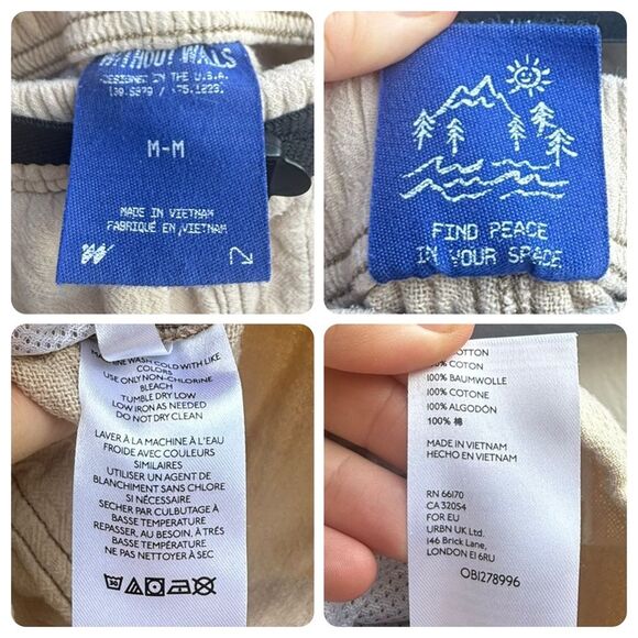 Urban Outfitters Without Walls  5″ Cotton Trail Short Shorts in Natural | Medium - Picture 8 of 8